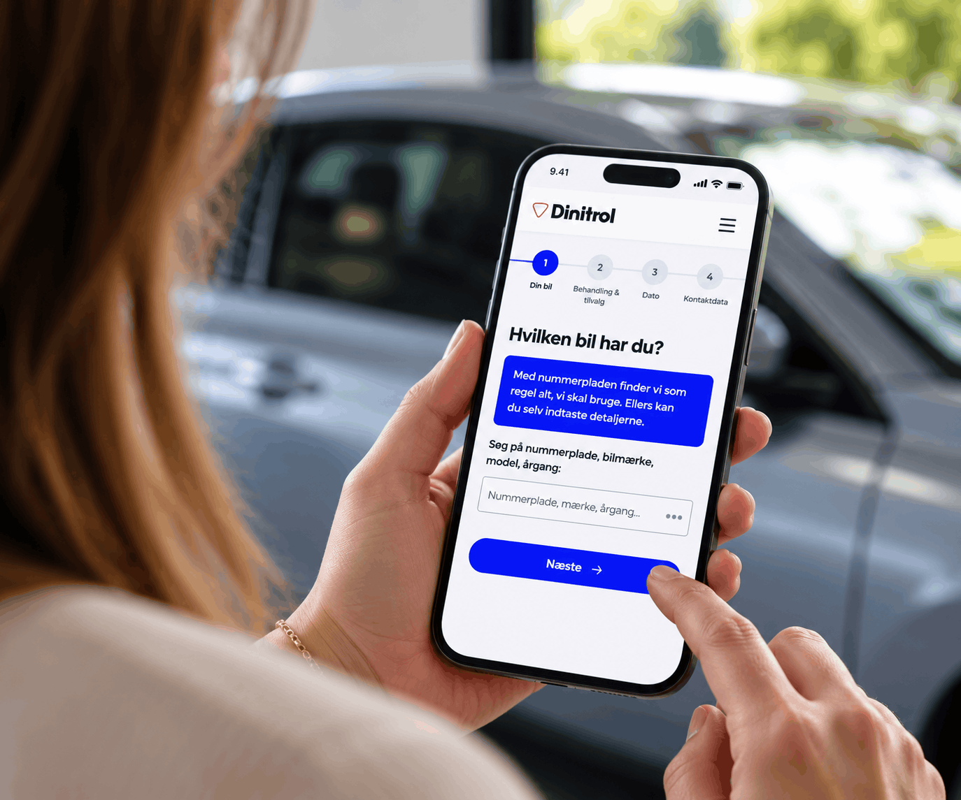 Bilejer finder pris på Dinitrol rustbeskyttelse via mobiltelefon
